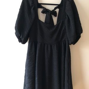 Free People Violet Mini Dress Black